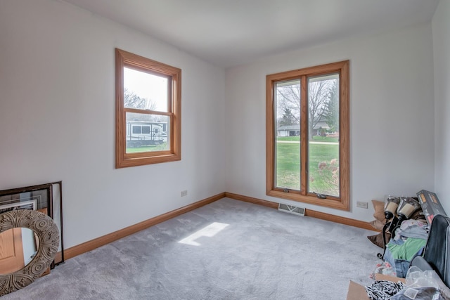 3515 Partridge Ln, Belvidere, IL 61008 - interior space with baseboards, visible vents, and carpet