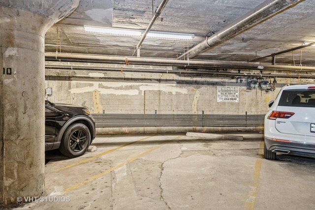 view of parking deck