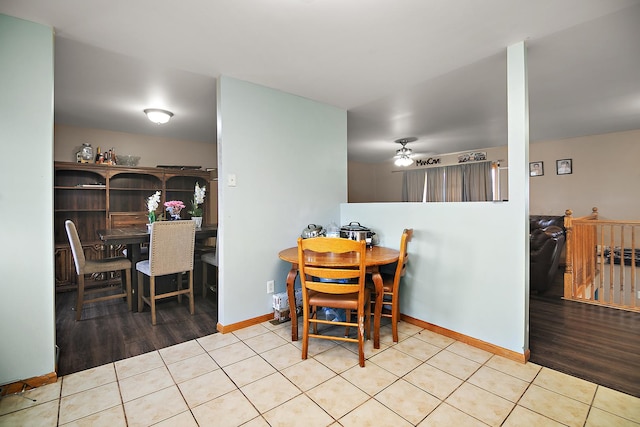 833 Poe St, Manteno, IL 60950 - tiled dining area with baseboards