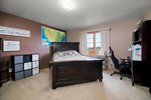 833 Poe St, Manteno, IL 60950 - bedroom featuring light carpet and baseboards