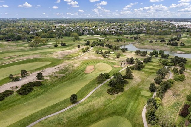 2701 Commons Dr Unit 409, Glenview, IL 60026 - aerial view of property's location featuring a nearby body of water, a golf club, and a tree filled landscape
