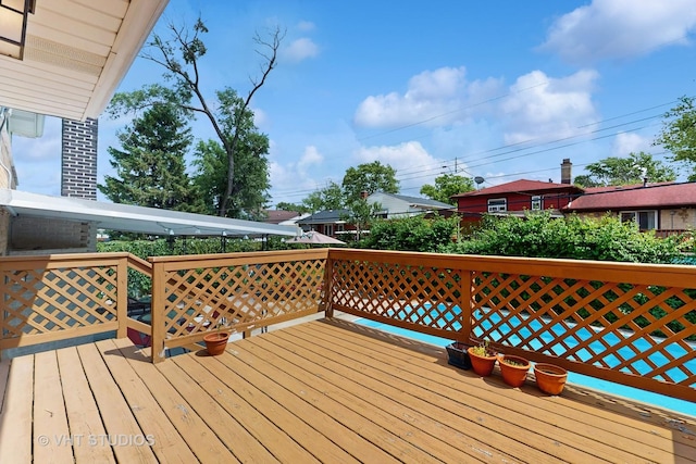 270 Concord Dr, Melrose Park, IL 60160 - view of wooden terrace