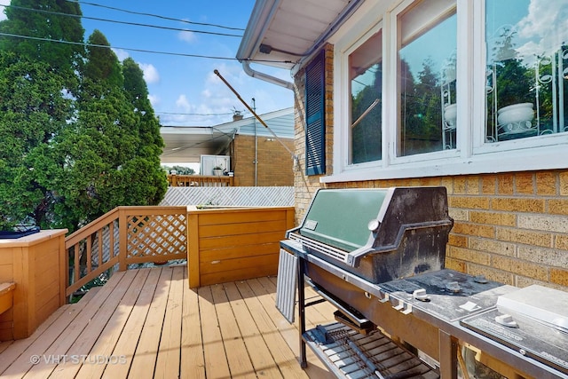 270 Concord Dr, Melrose Park, IL 60160 - deck with a grill