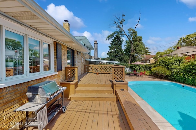 270 Concord Dr, Melrose Park, IL 60160 - deck with grilling area