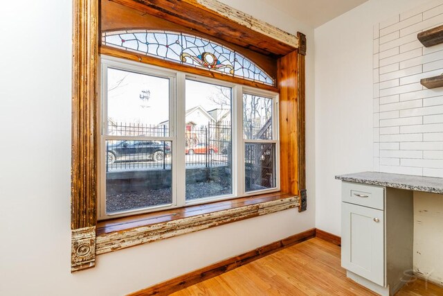 2625 W Cullerton St, Chicago, IL 60608 - room details featuring baseboards and wood finished floors