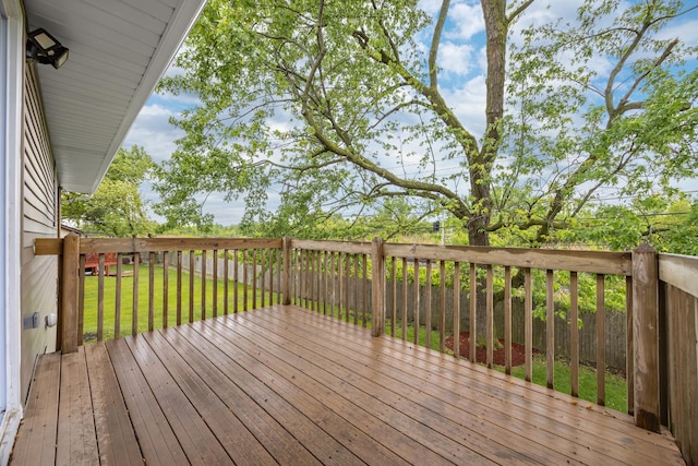 16560 Woodlawn W Ave, South Holland, IL 60473 - view of wooden terrace
