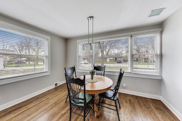 9633 Karlov Ave, Skokie, IL 60076 - dining room with baseboards and wood finished floors
