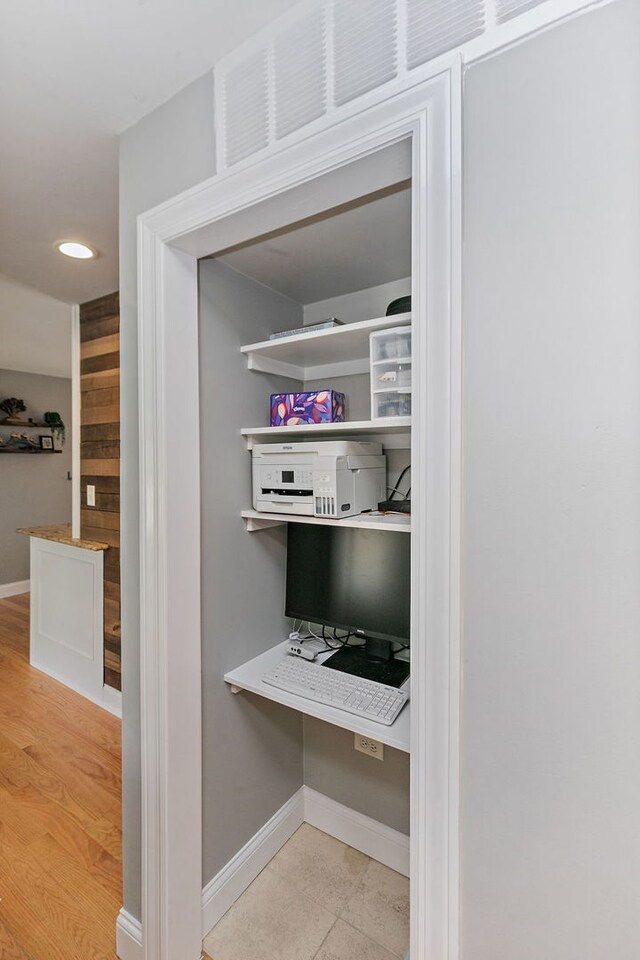 view of closet