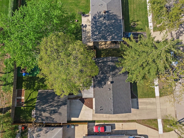 view from above of property