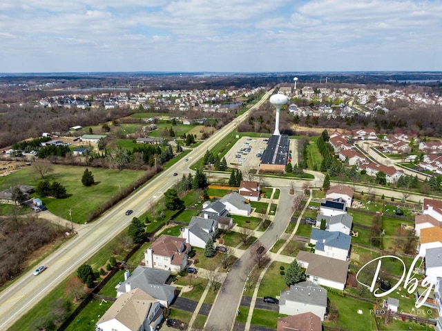 254 Spring Valley Way, Round Lake, IL 60073 - bird's eye view with a residential view