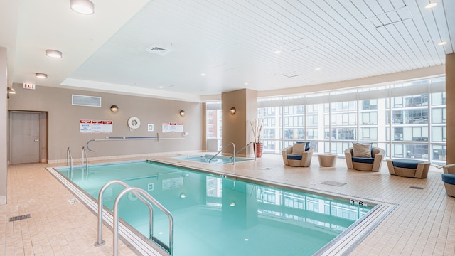 view of indoor pool