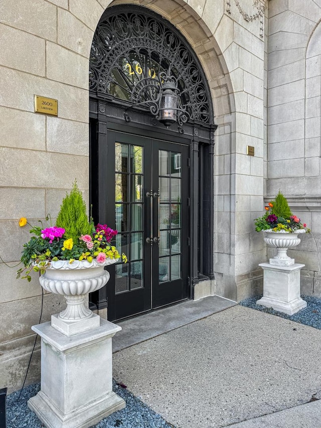 2600 N Lakeview Ave Unit 7E, Chicago, IL 60614 - doorway to property featuring french doors