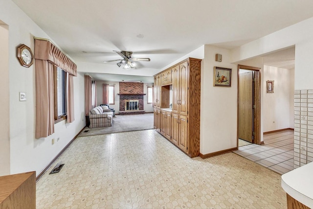 14506 Mallard Dr, Homer Glen, IL 60491 - hallway with visible vents and baseboards