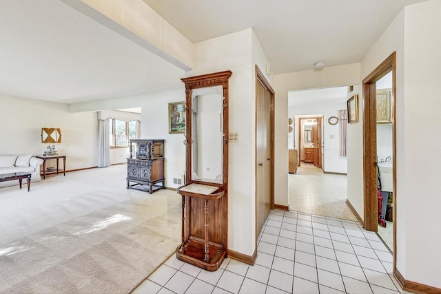 14506 Mallard Dr, Homer Glen, IL 60491 - hallway with visible vents and baseboards