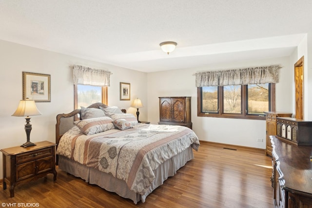 12524 Grandview Dr, Huntley, IL 60142 - bedroom with wood finished floors and baseboards