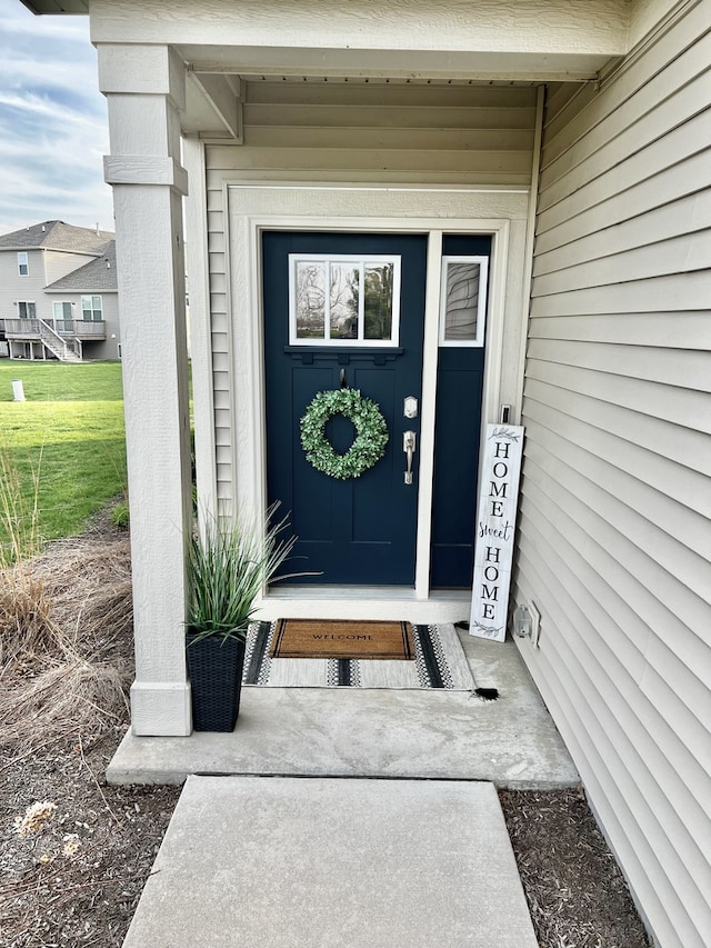 view of property entrance