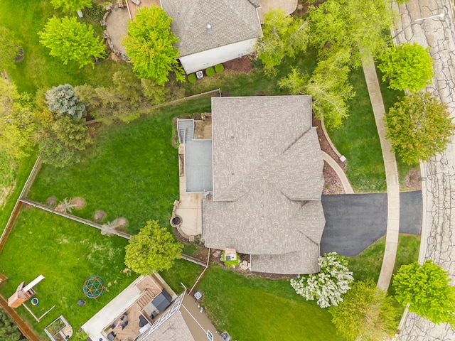 view of subject property