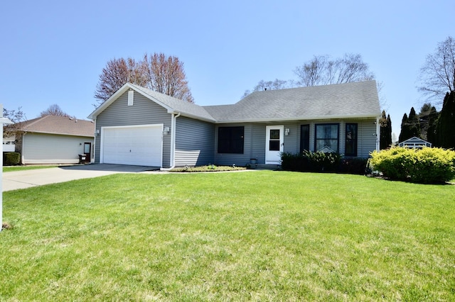 3707 Geneva Pl, Mchenry, IL 60050 - single story home featuring driveway, a front lawn, and an attached garage