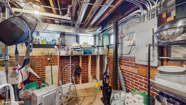 storage with electric panel