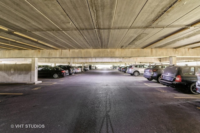 view of parking deck