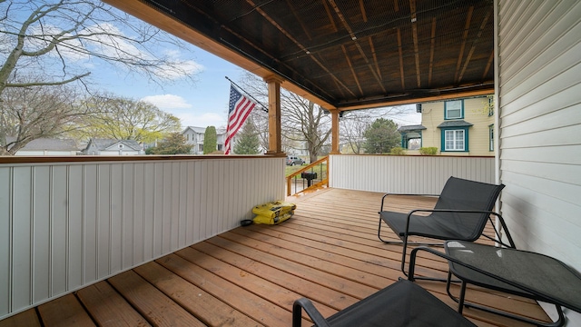 view of deck