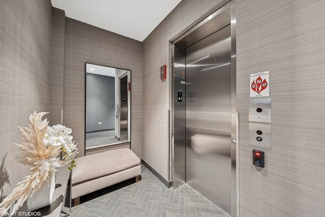 corridor with elevator