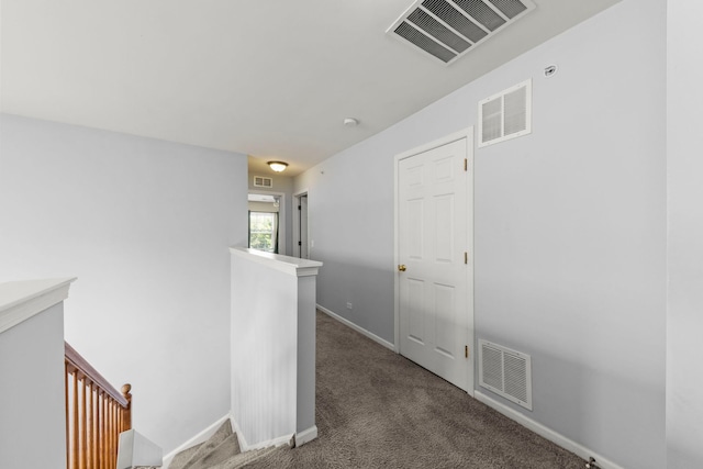 1844 Candlelight Cir, Montgomery, IL 60538 - hall featuring an upstairs landing and carpet floors