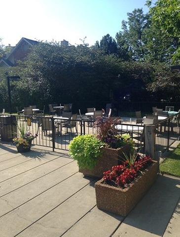 2005 S Finley Rd Unit 611, Lombard, IL 60148 - wooden deck with a patio