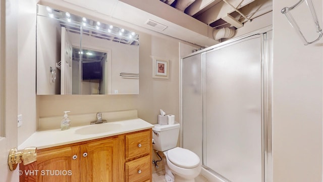 196 Tyler Ct, Lake Zurich, IL 60047 - full bath with vanity, toilet, and a shower stall