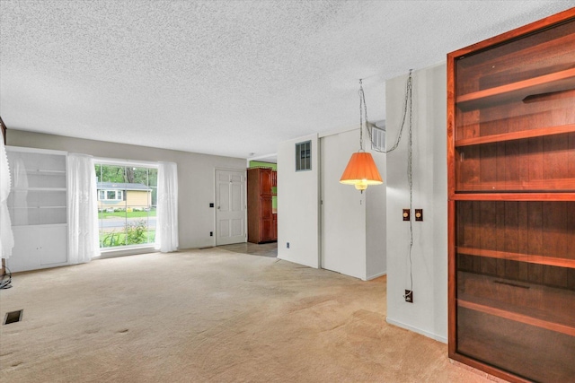 907 E Glenview Dr, Tuscola, IL 61953 - spare room with light colored carpet and a textured ceiling