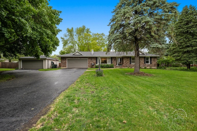 17 S Cypress Dr, Bristol, IL 60512 - single story home with brick siding
