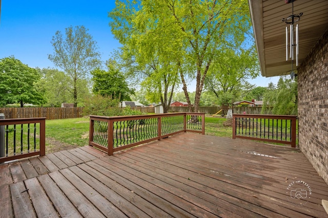 17 S Cypress Dr, Bristol, IL 60512 - view of wooden deck