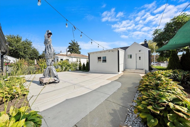 exterior space with a patio area