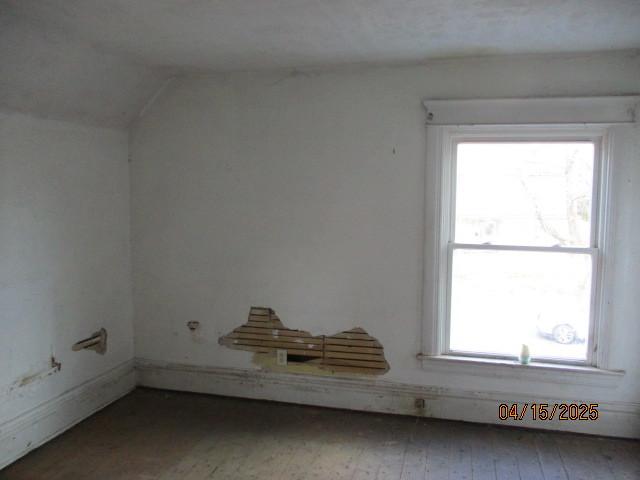 618 Napoleon St, Rockford, IL 61103 - interior space featuring lofted ceiling and hardwood / wood-style flooring