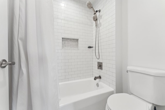 414 Clinton Pl Unit 603, River Forest, IL 60305 - full bathroom with toilet and shower / bath combo with shower curtain