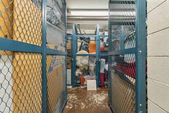 storage featuring an exterior structure