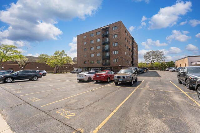 view of uncovered parking lot