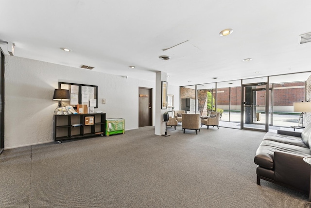 414 Clinton Pl Unit 603, River Forest, IL 60305 - community lobby featuring expansive windows and recessed lighting