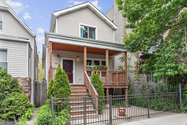 6029 N Ridge Ave, Chicago, IL 60660 - view of front of house with a porch