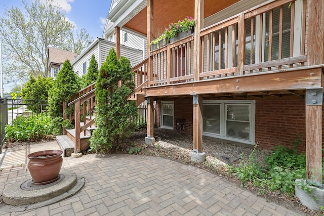 6029 N Ridge Ave, Chicago, IL 60660 - view of patio / terrace with stairs