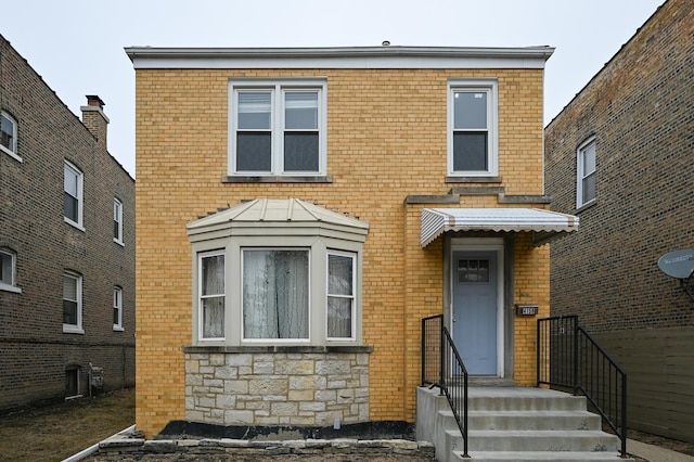 4158 W Nelson St, Chicago, IL 60641 - view of front facade featuring brick siding