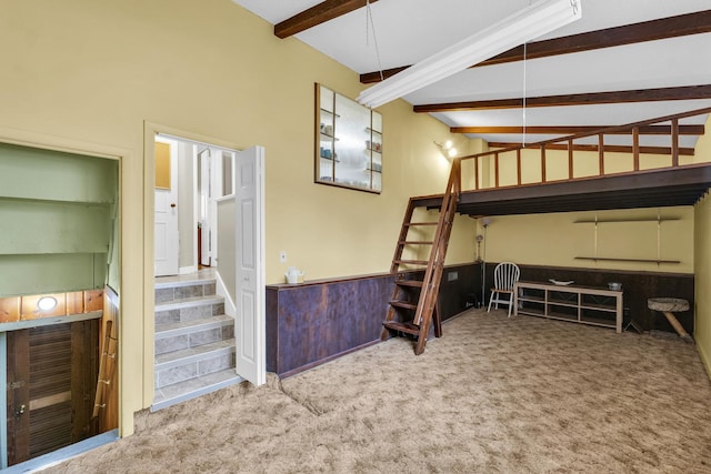 302 Flora Dr, Champaign, IL 61821 - unfurnished bedroom with carpet flooring and wainscoting