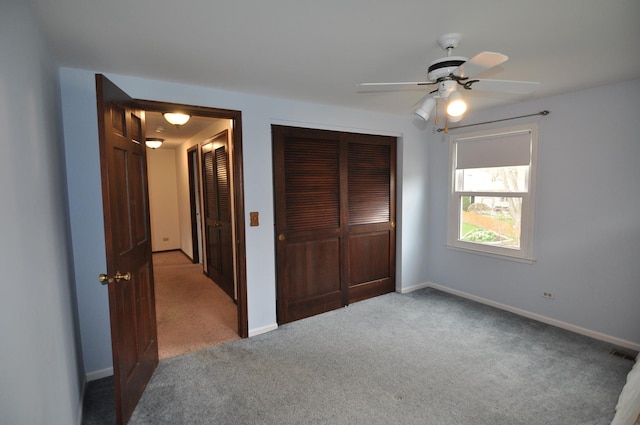 37 Pottowattomie Ct, Naperville, IL 60563 - unfurnished bedroom featuring carpet, baseboards, and a ceiling fan