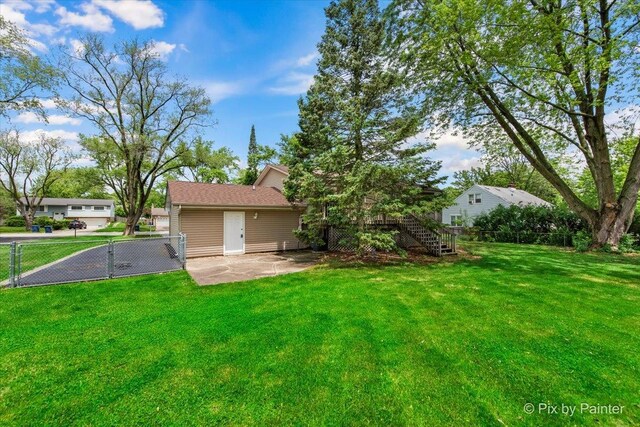537 71st St, Darien, IL 60561 - view of front facade with a patio area and stairs