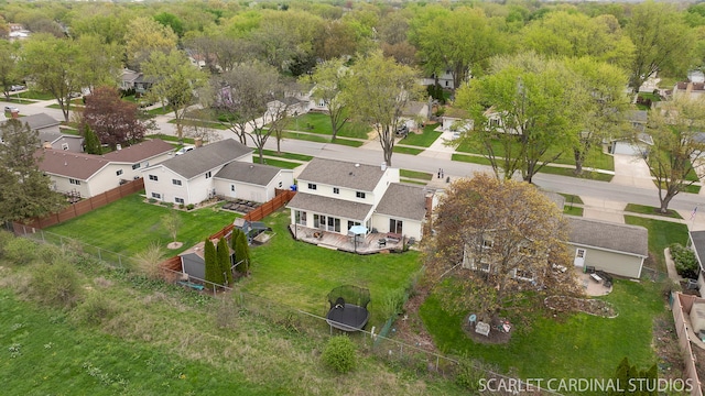 2288 Westminster St, Wheaton, IL 60189 - bird's eye view with a residential view