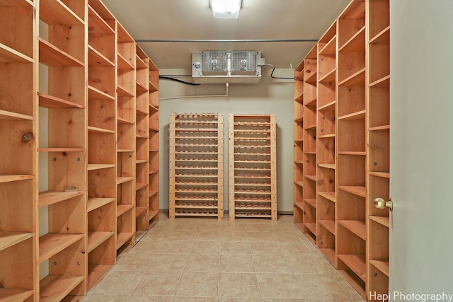 view of wine room