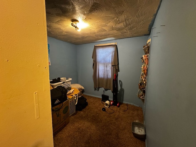 bedroom featuring carpet flooring