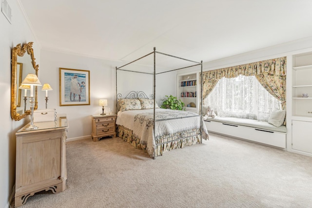 1135 Buttonwood Ln, Northbrook, IL 60062 - carpeted bedroom featuring baseboards, ornamental molding, and visible vents