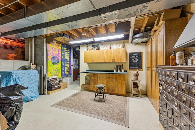 1135 Buttonwood Ln, Northbrook, IL 60062 - unfinished basement featuring light floors