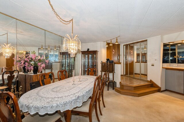 7834 W Foresthill Ct Unit 1Cr, Palos Heights, IL 60463 - carpeted dining area with a chandelier